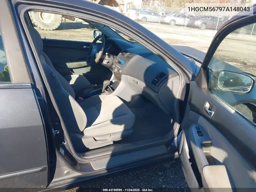 1HGCM56797A148043 2007 Honda Accord 2.4 Ex
