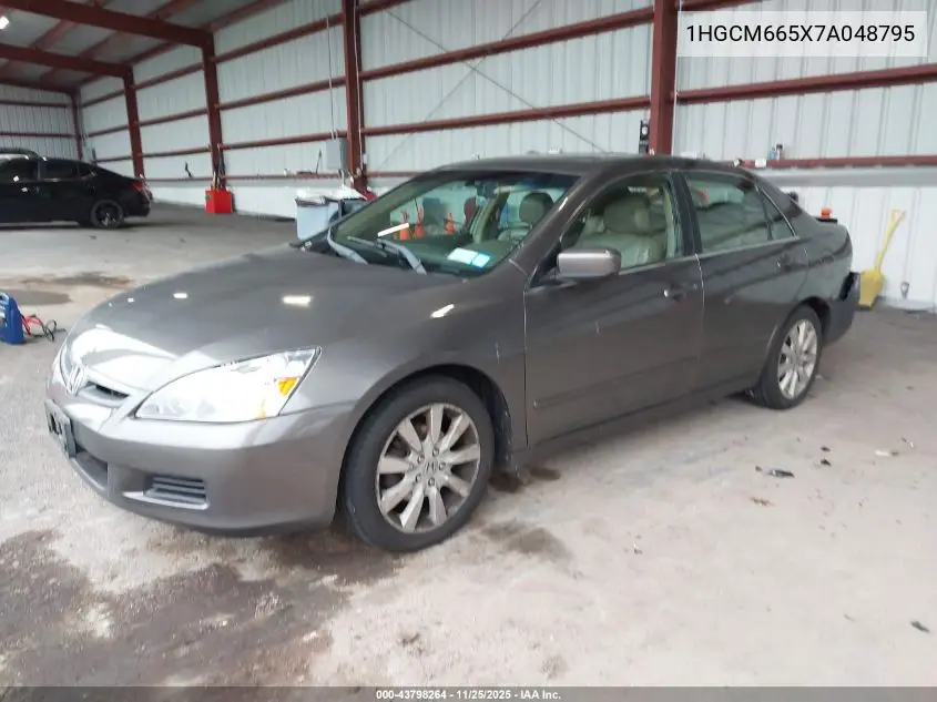 1HGCM665X7A048795 2007 Honda Accord 3.0 Ex