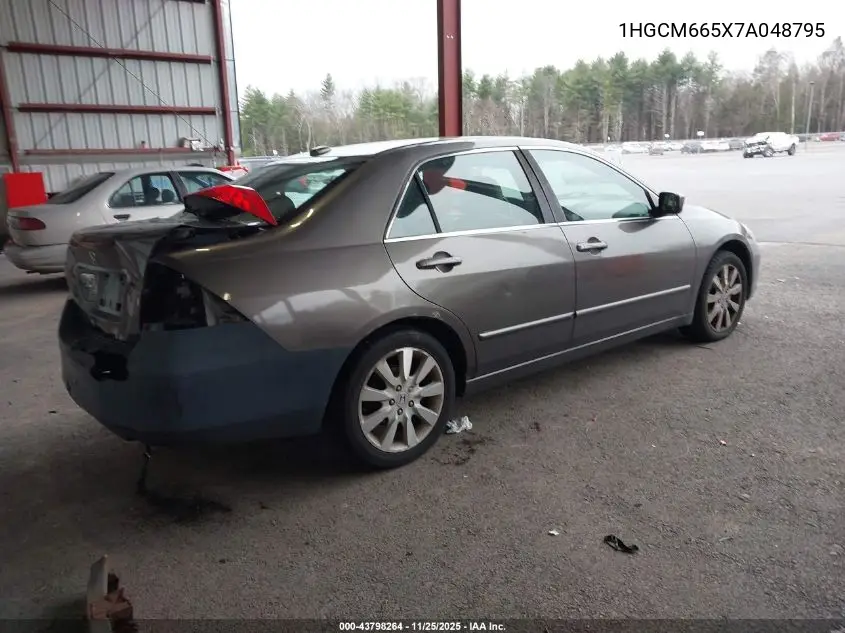 1HGCM665X7A048795 2007 Honda Accord 3.0 Ex
