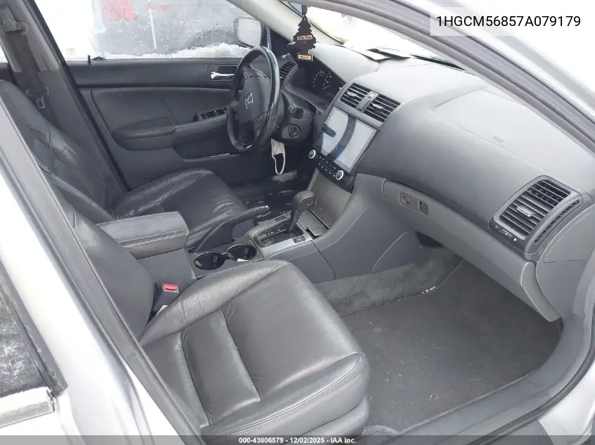 1HGCM56857A079179 2007 Honda Accord 2.4 Ex