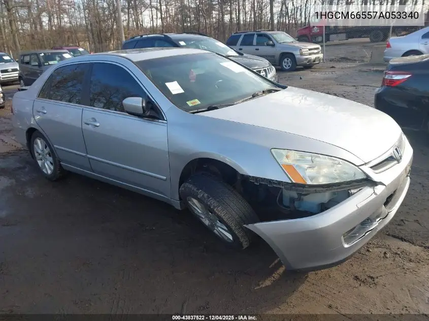 1HGCM66557A053340 2007 Honda Accord 3.0 Ex