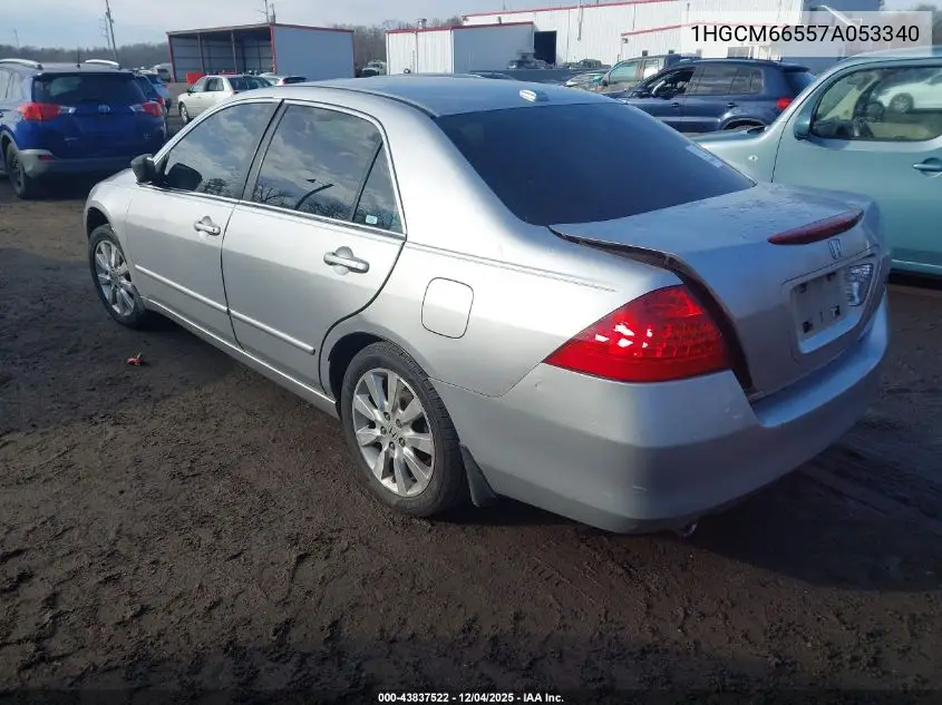 1HGCM66557A053340 2007 Honda Accord 3.0 Ex