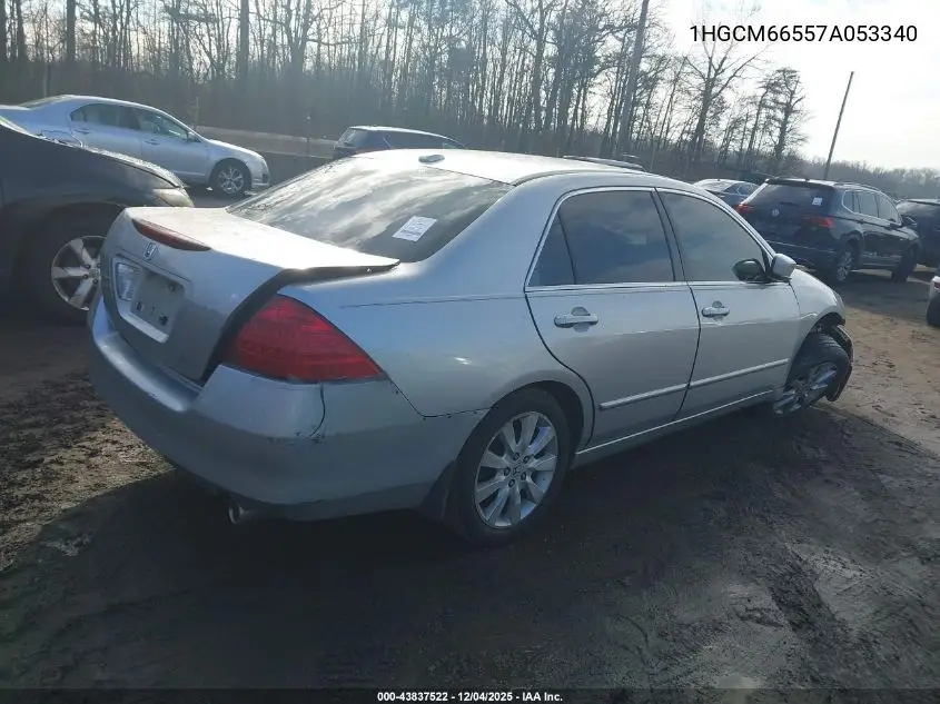 1HGCM66557A053340 2007 Honda Accord 3.0 Ex