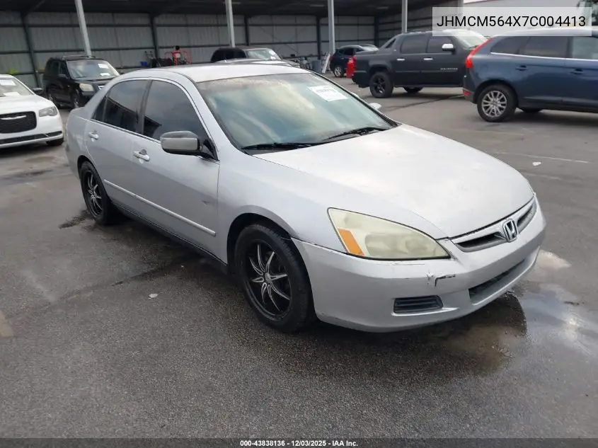 JHMCM564X7C004413 2007 Honda Accord 2.4 Lx