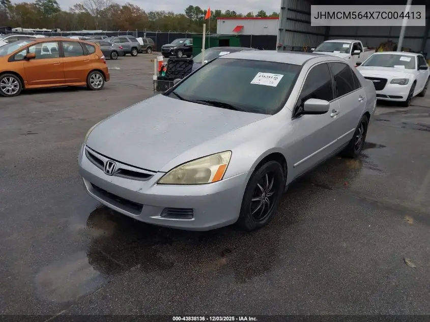 JHMCM564X7C004413 2007 Honda Accord 2.4 Lx