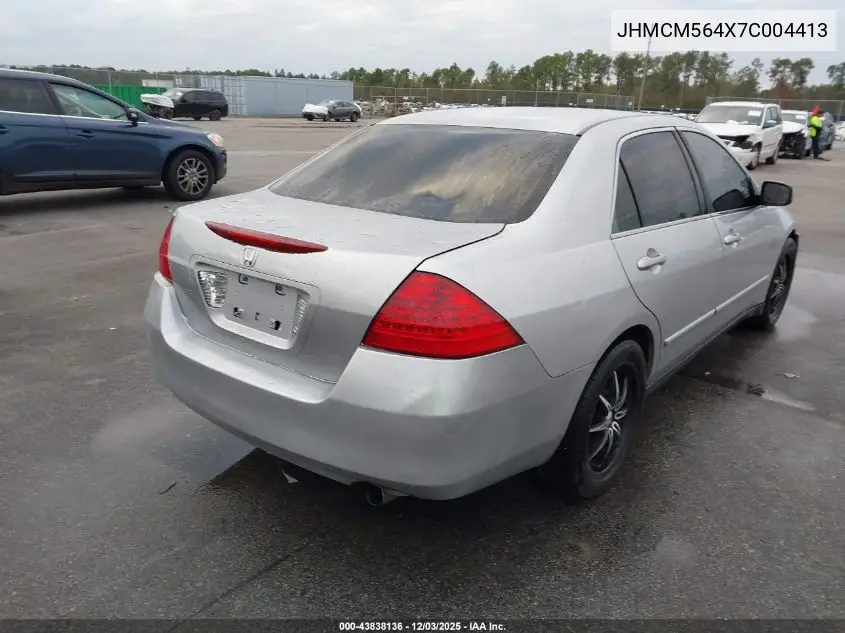 JHMCM564X7C004413 2007 Honda Accord 2.4 Lx