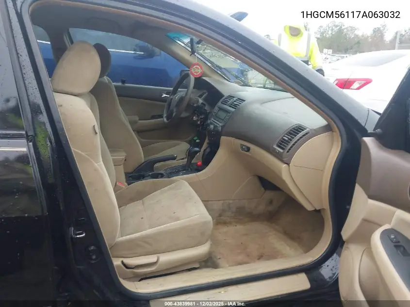 1HGCM56117A063032 2007 Honda Accord 2.4 Vp