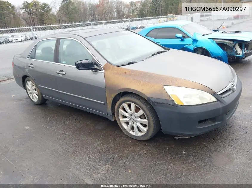 1HGCM66567A090297 2007 Honda Accord 3.0 Ex