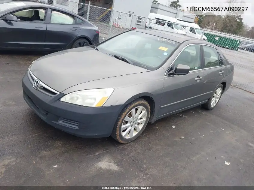 1HGCM66567A090297 2007 Honda Accord 3.0 Ex