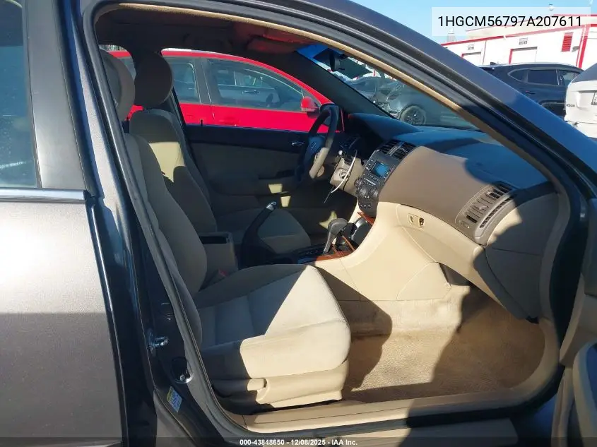 1HGCM56797A207611 2007 Honda Accord 2.4 Ex