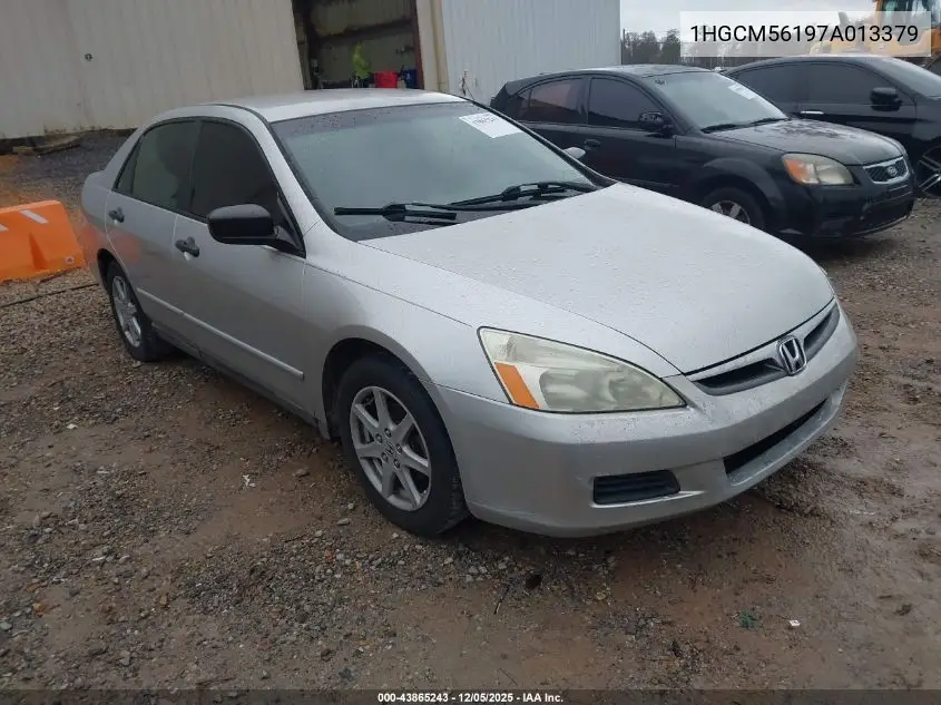 1HGCM56197A013379 2007 Honda Accord 2.4 Vp