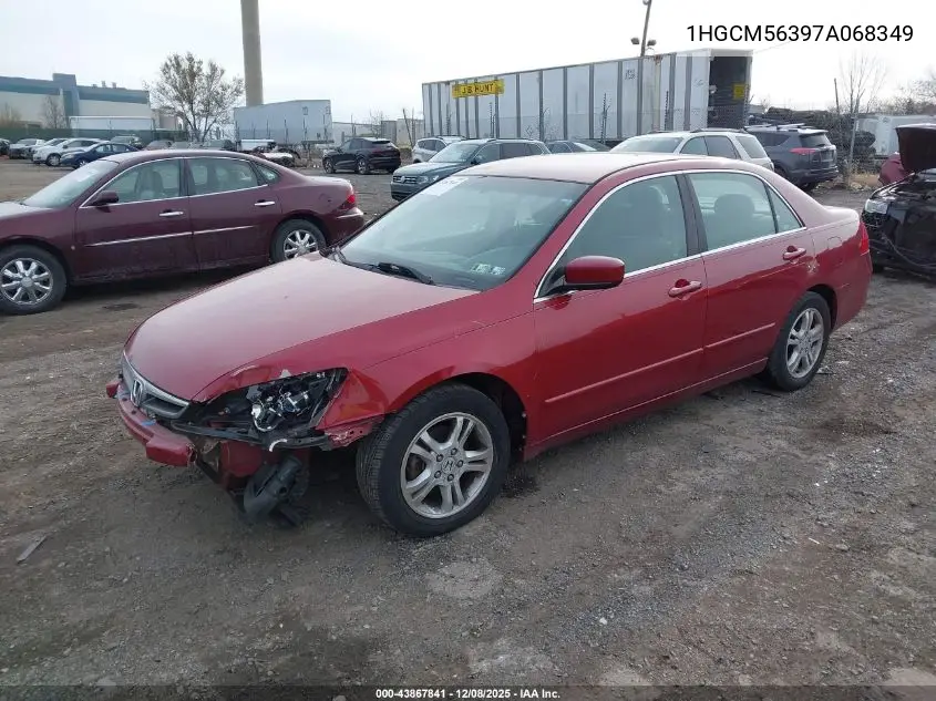 1HGCM56397A068349 2007 Honda Accord 2.4 Se