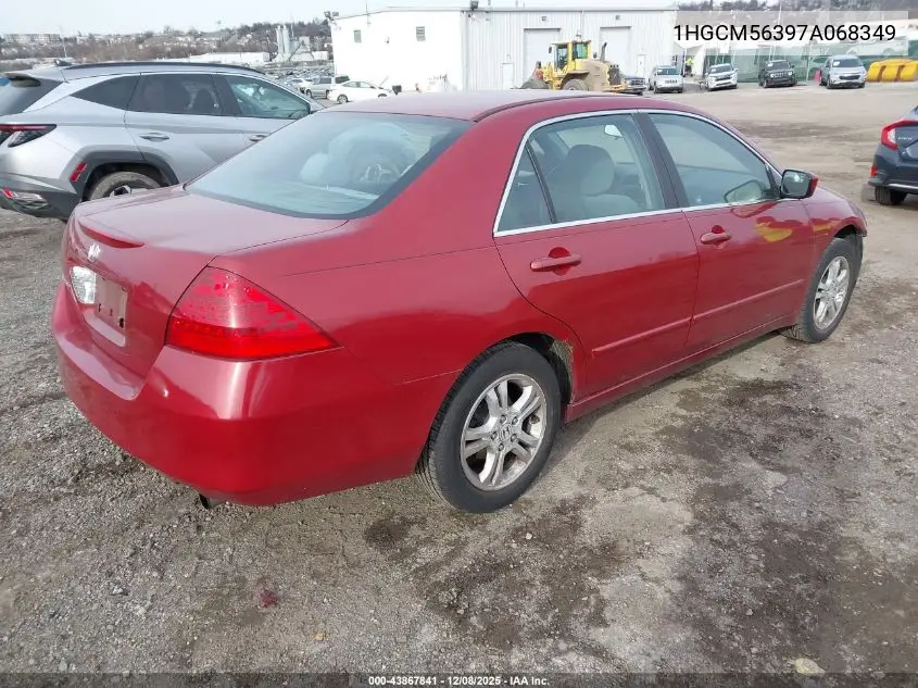 1HGCM56397A068349 2007 Honda Accord 2.4 Se