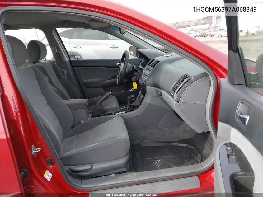 1HGCM56397A068349 2007 Honda Accord 2.4 Se