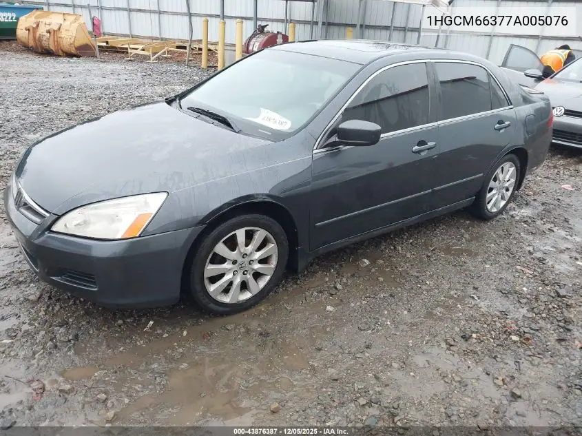1HGCM66377A005076 2007 Honda Accord 3.0 Lx