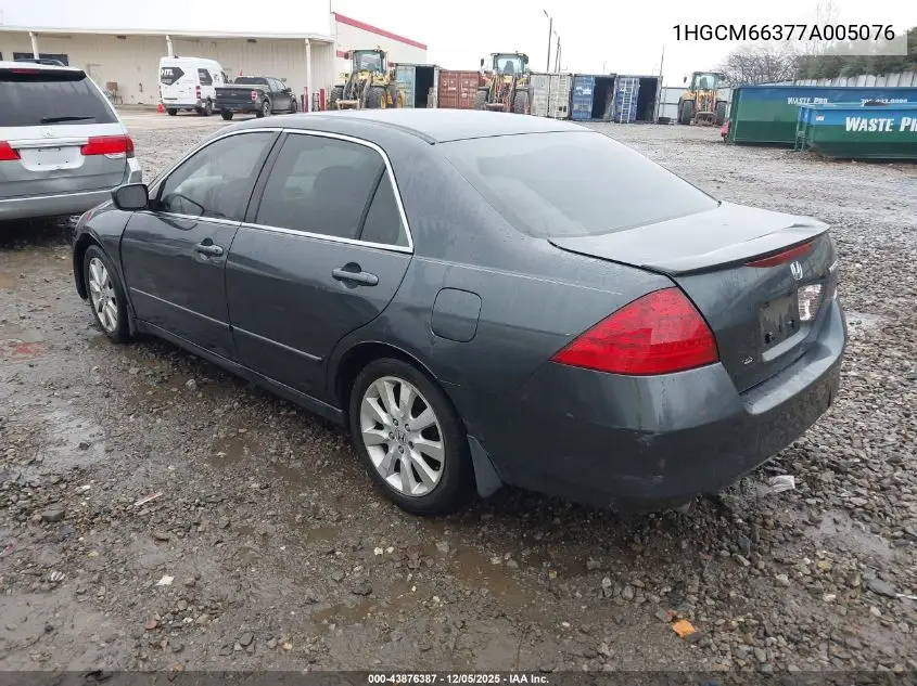 1HGCM66377A005076 2007 Honda Accord 3.0 Lx