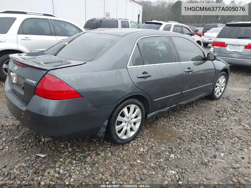 1HGCM66377A005076 2007 Honda Accord 3.0 Lx