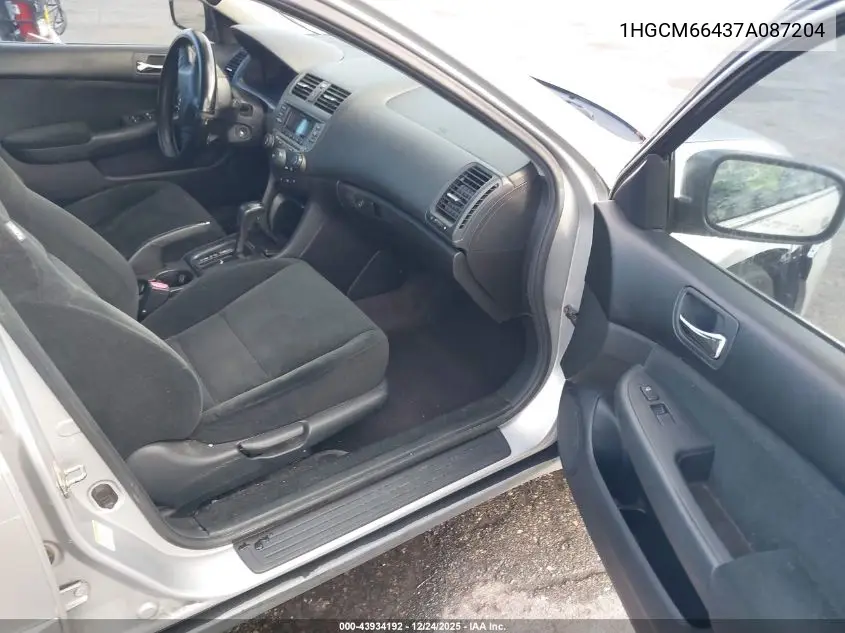 1HGCM66437A087204 2007 Honda Accord 3.0 Se