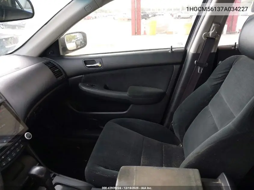 1HGCM56137A034227 2007 Honda Accord 2.4 Vp