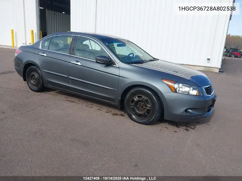 1HGCP36728A802538 2008 Honda Accord Ex