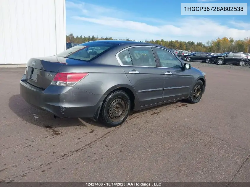 1HGCP36728A802538 2008 Honda Accord Ex