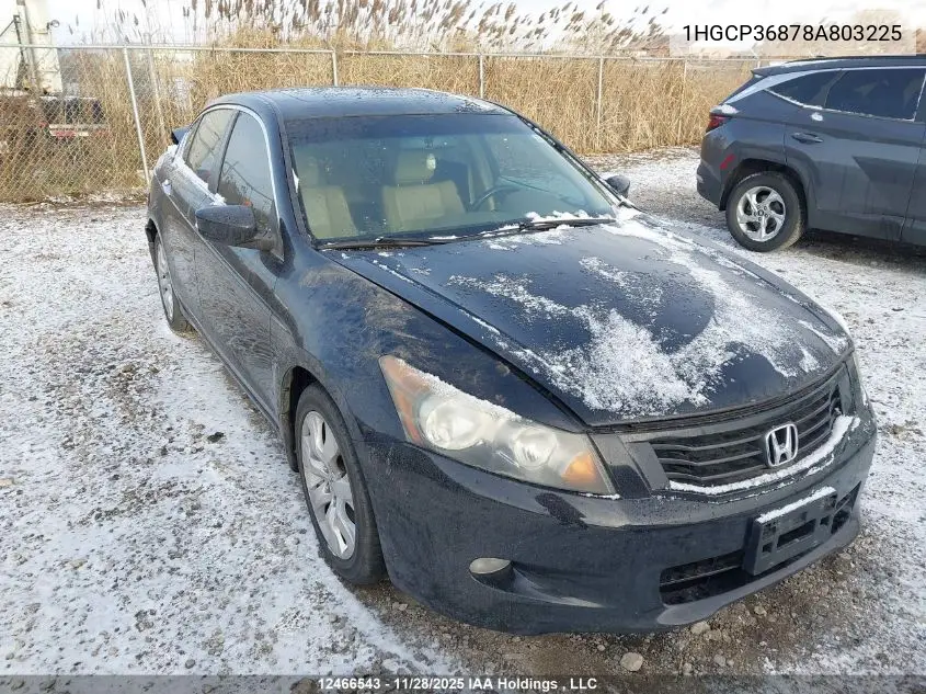1HGCP36878A803225 2008 Honda Accord Ex-L V6