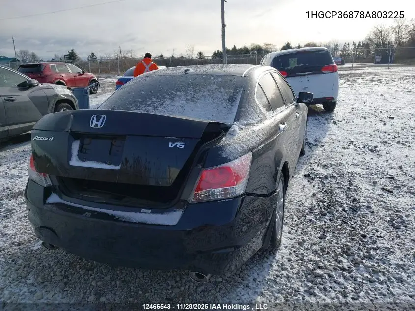 1HGCP36878A803225 2008 Honda Accord Ex-L V6