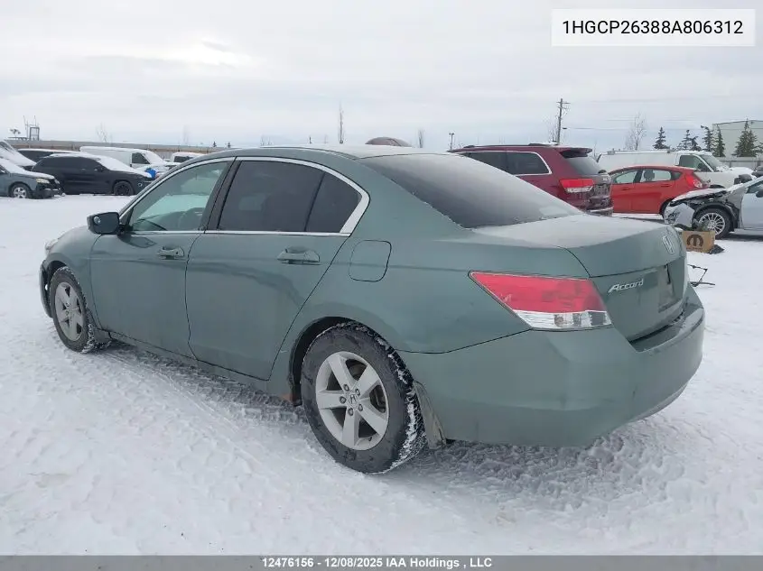 1HGCP26388A806312 2008 Honda Accord Lx