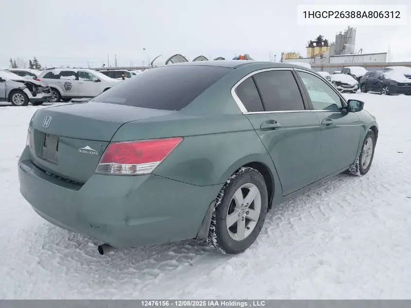 1HGCP26388A806312 2008 Honda Accord Lx