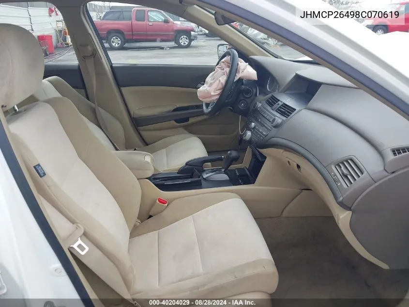 JHMCP26498C070619 2008 Honda Accord 2.4 Lx-P