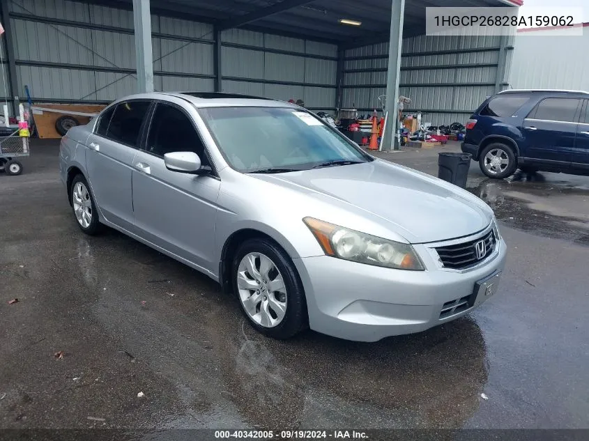 2008 Honda Accord 2.4 Ex-L VIN: 1HGCP26828A159062 Lot: 40342005