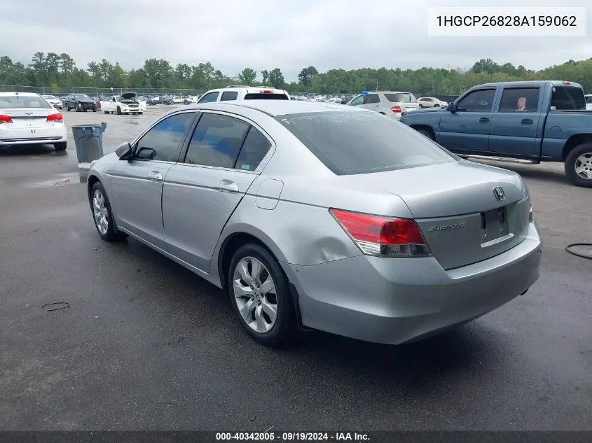 2008 Honda Accord 2.4 Ex-L VIN: 1HGCP26828A159062 Lot: 40342005