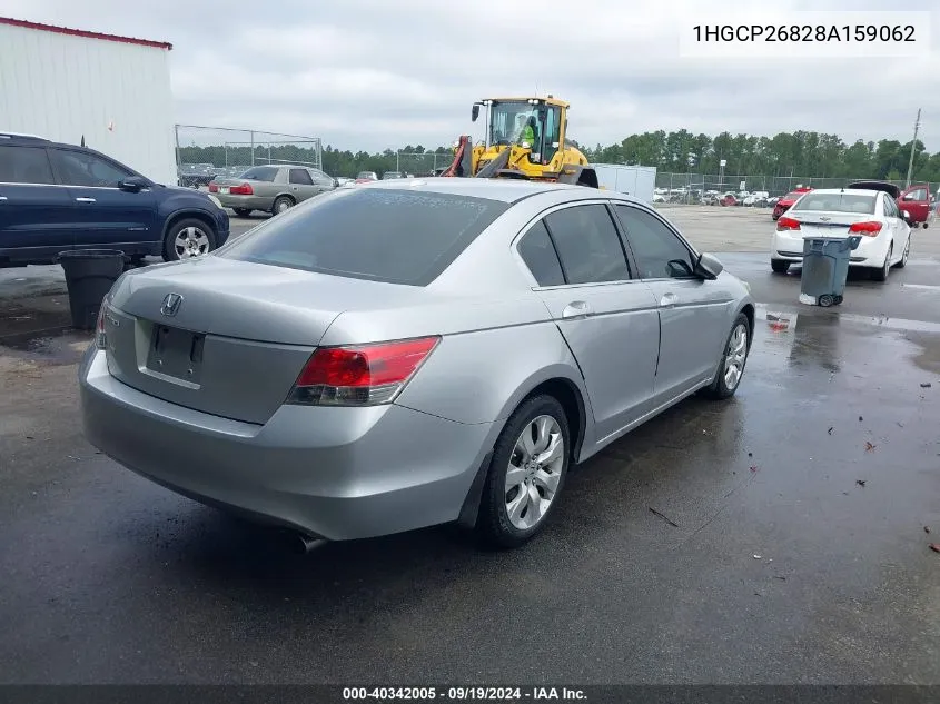 2008 Honda Accord 2.4 Ex-L VIN: 1HGCP26828A159062 Lot: 40342005