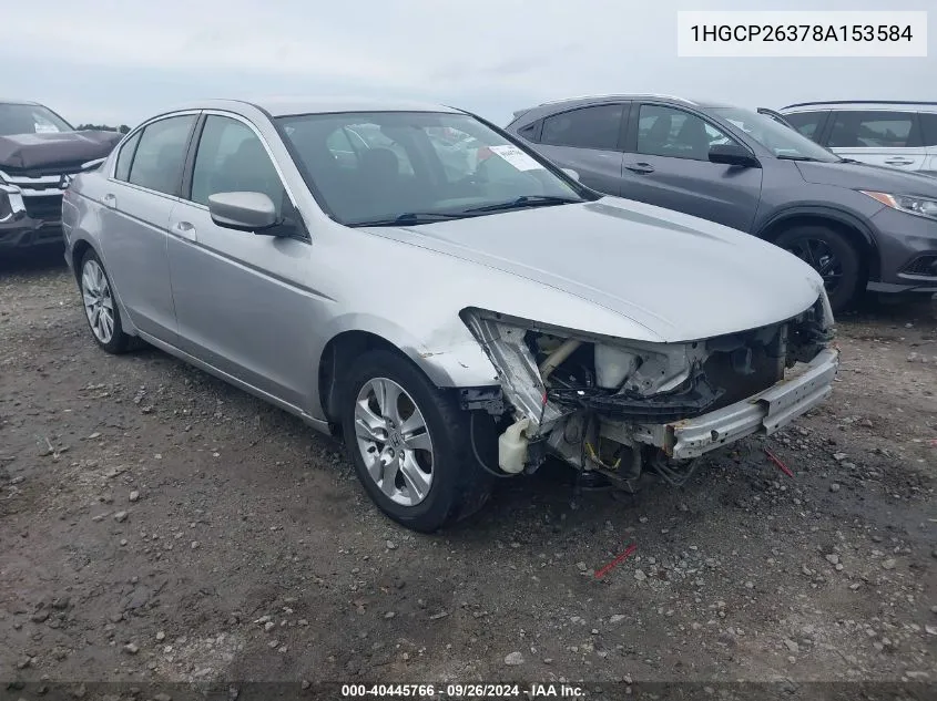 1HGCP26378A153584 2008 Honda Accord 2.4 Lx