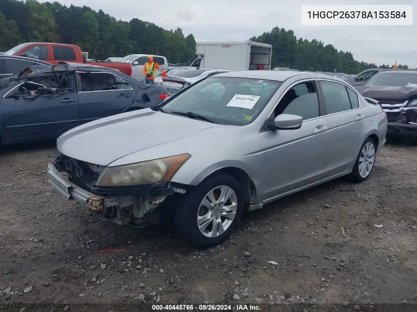 1HGCP26378A153584 2008 Honda Accord 2.4 Lx