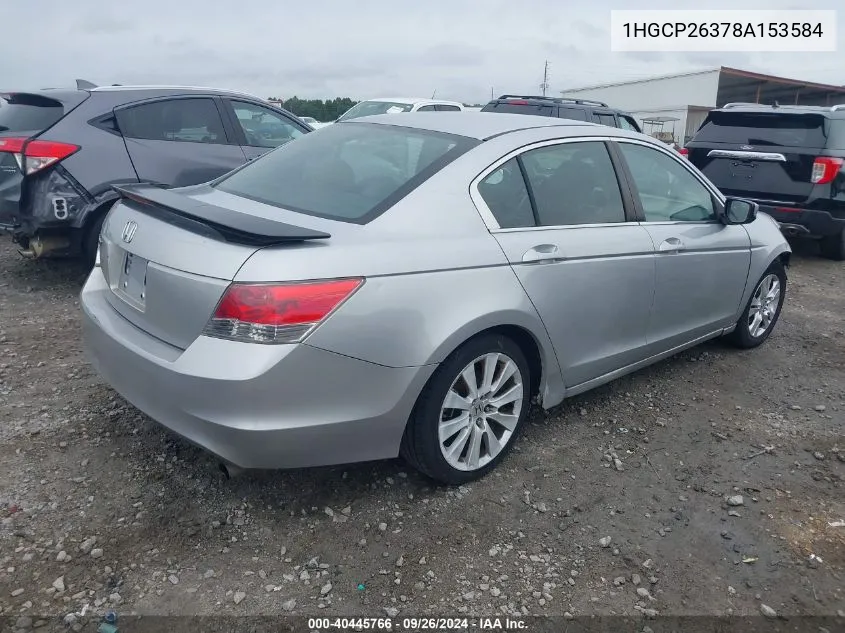 1HGCP26378A153584 2008 Honda Accord 2.4 Lx