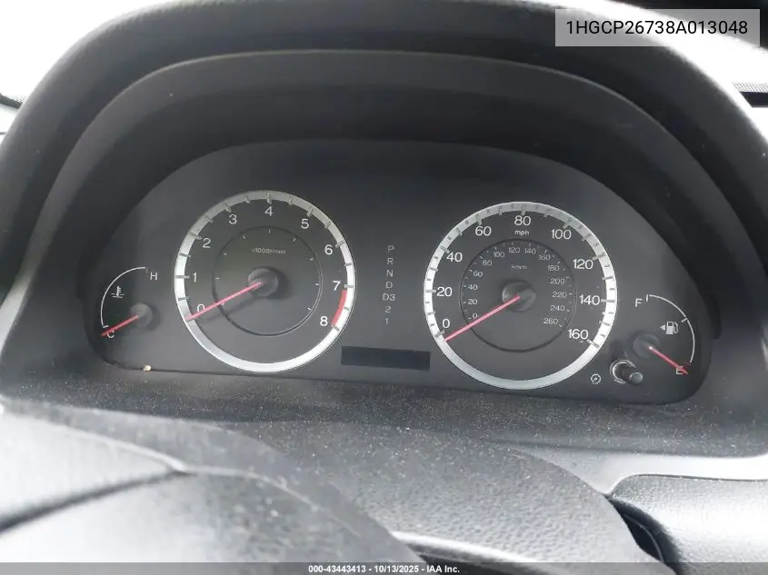 1HGCP26738A013048 2008 Honda Accord 2.4 Ex