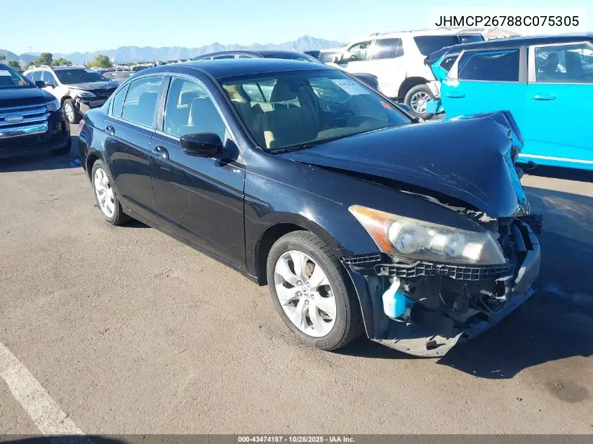 JHMCP26788C075305 2008 Honda Accord 2.4 Ex