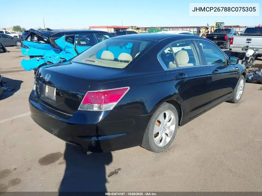 JHMCP26788C075305 2008 Honda Accord 2.4 Ex