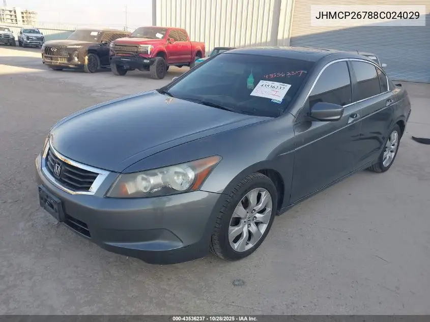 JHMCP26788C024029 2008 Honda Accord 2.4 Ex