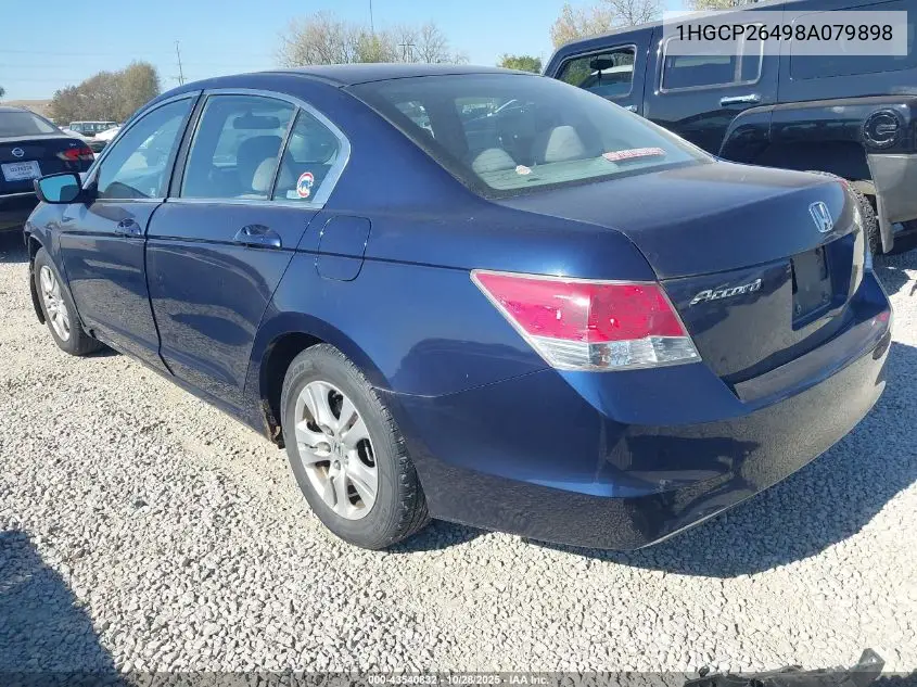 1HGCP26498A079898 2008 Honda Accord 2.4 Lx-P