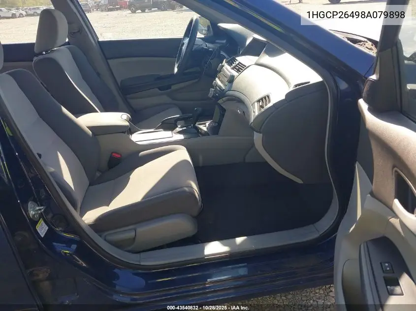 1HGCP26498A079898 2008 Honda Accord 2.4 Lx-P