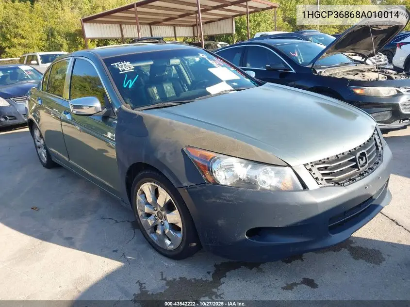1HGCP36868A010014 2008 Honda Accord 3.5 Ex-L