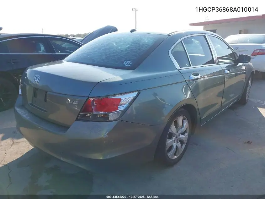 1HGCP36868A010014 2008 Honda Accord 3.5 Ex-L