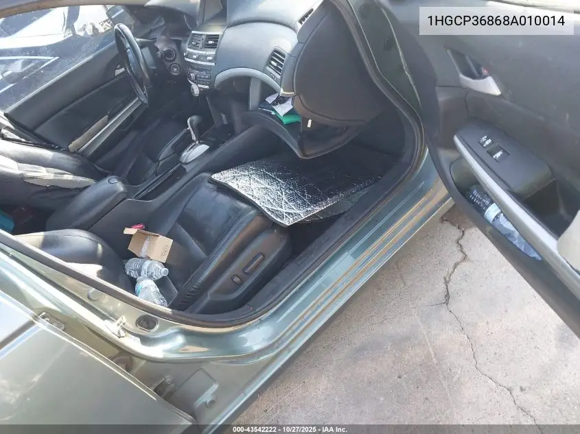 1HGCP36868A010014 2008 Honda Accord 3.5 Ex-L