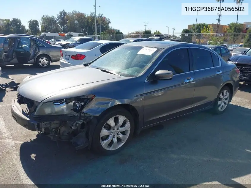 1HGCP36878A056502 2008 Honda Accord 3.5 Ex-L