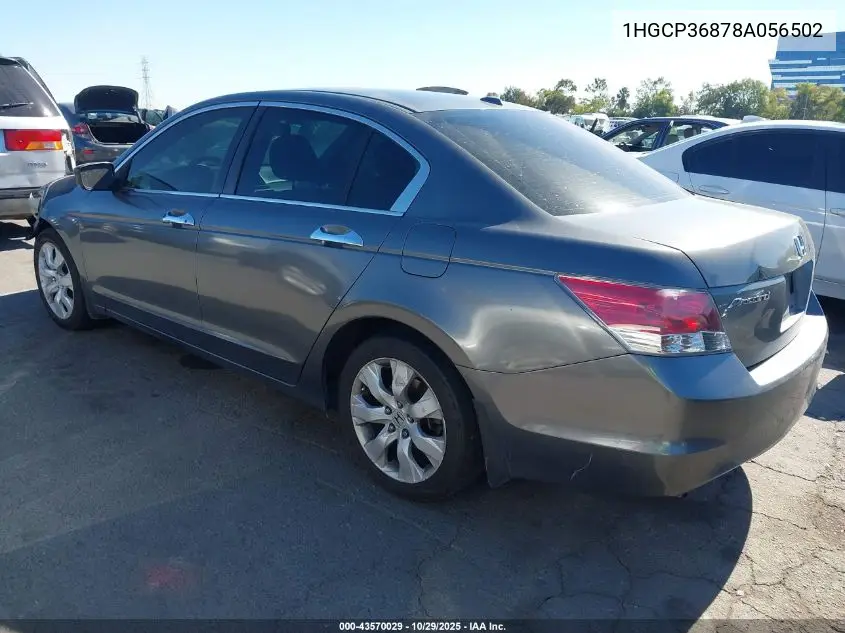 1HGCP36878A056502 2008 Honda Accord 3.5 Ex-L