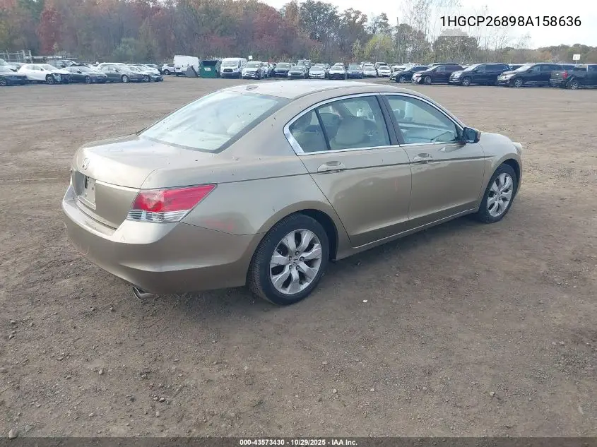 1HGCP26898A158636 2008 Honda Accord 2.4 Ex-L