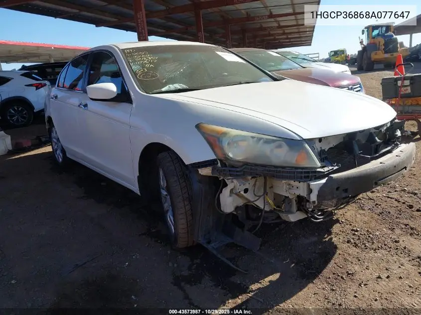 1HGCP36868A077647 2008 Honda Accord 3.5 Ex-L