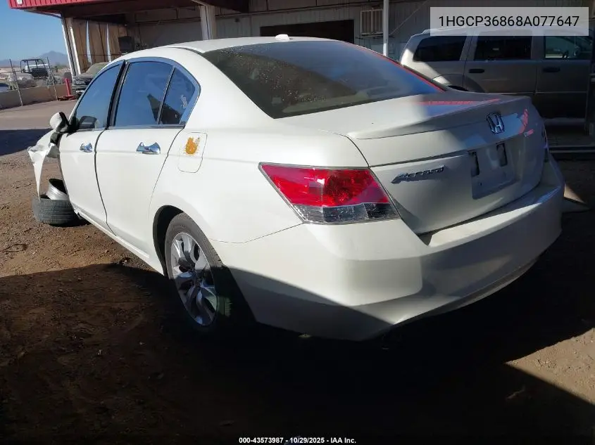 1HGCP36868A077647 2008 Honda Accord 3.5 Ex-L